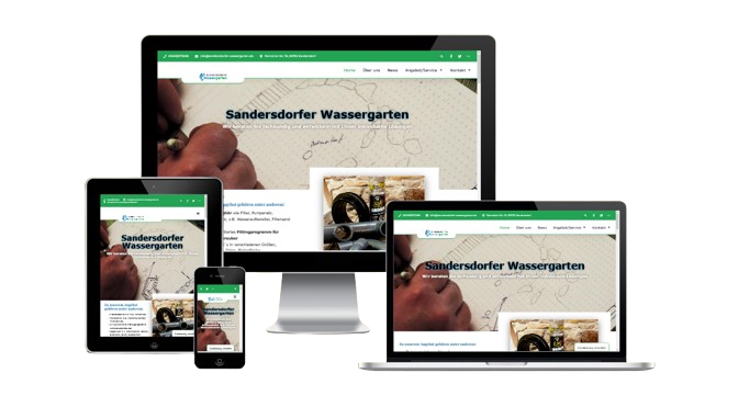 Webdesign für Teichbauer