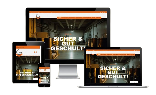 WordPress Webdesign für das Gefahrgutbüro Kaschowitz aus Halle/Saale