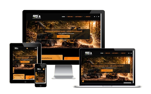 Website-Erstellung für Baumstumpf-weg.de – Referenzprojekt Webdesign Bitterfeld