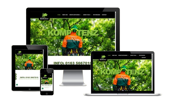 Baumpflege & Baumfällung Website